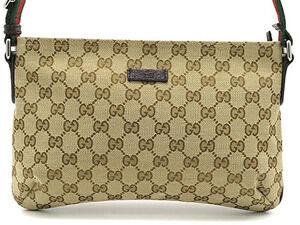 Gucci bag Hobo dark brown Beige Cream GG canvas